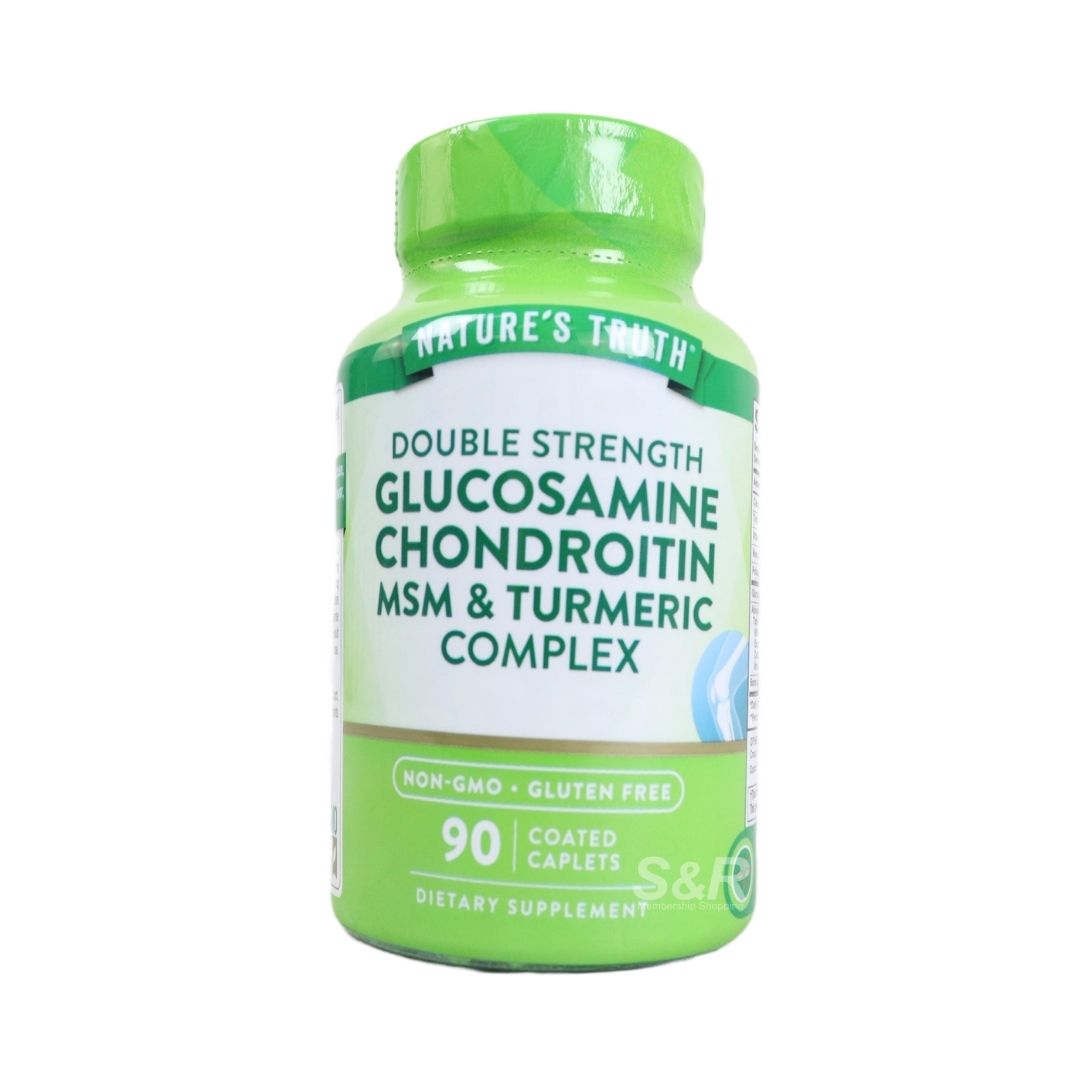 Nature's Truth Glucosamine Chondroitin MSM & Turmeric Complex 90 caplets